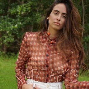 ZARA PRINTED ORGANZA BLOUSE